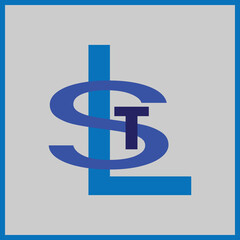 Letter LST Logo. LT logotype luxury symbol Pro Vector