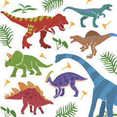 Vector Dinosaur handdraw illustration