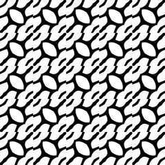  Background with abstract shapes. Black and white texture. Seamless monochrome repeating pattern  for decor, fabric, cloth.