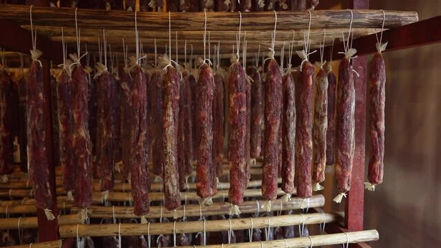 Meat is dried according to a special technology