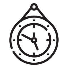 clock Line Icon