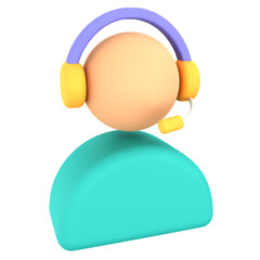 3D Icon customer service  E Commerce