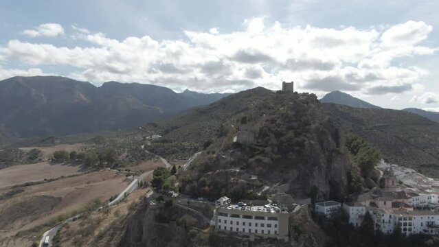 Aerial view of Zahara De La Sierra
