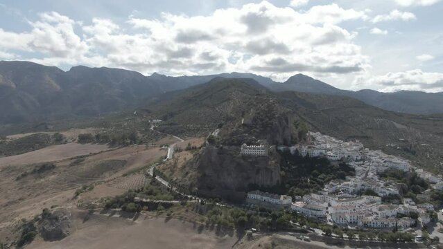 Aerial view of Zahara De La Sierra