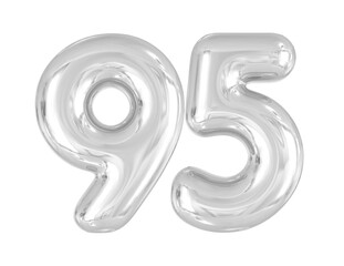 95 Silver Balloon Number 