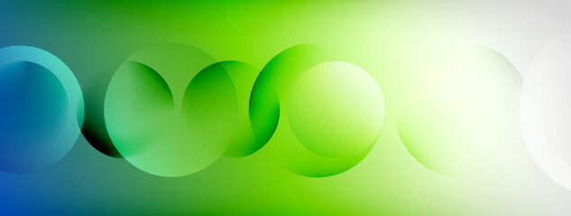 Light geometric abstract background with lines, circles