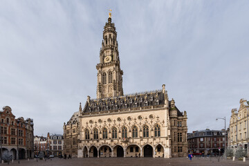Fototapeta na wymiar Unesco world heritage belfry of Arras, France