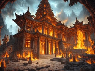 Flame temple