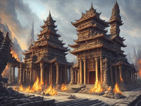 Flame temple