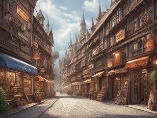 Steampunk city