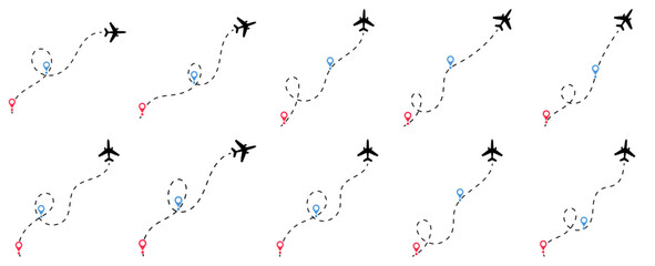 Pin Travel Route