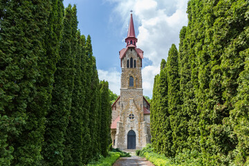 Catholic church of St. Anthony in Losyach village, Ukraine