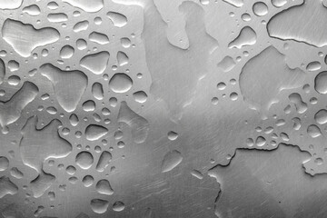 Texture of steel plate with abstract fluid pattern