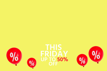 Text this friday up to 50 percent , sale text.