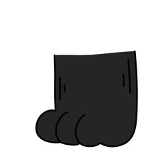 cat foot