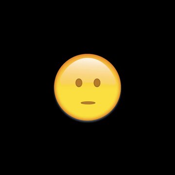 'Surprised' Animated Emoji with transparant alpha background, ready to be used on your footage.