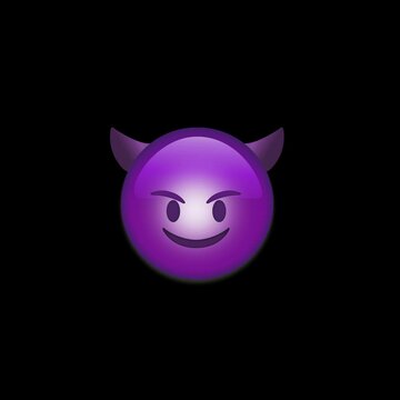 'Devil' Animated Emoji with transparant alpha background, ready to be used on your footage.
