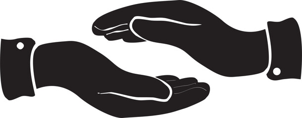 illustration of hands giving and receiving