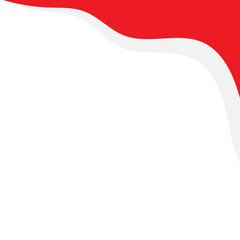 Obraz premium Indonesia Flag Footer