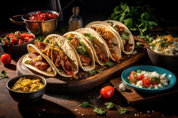 Premium and delicious mexican tacos