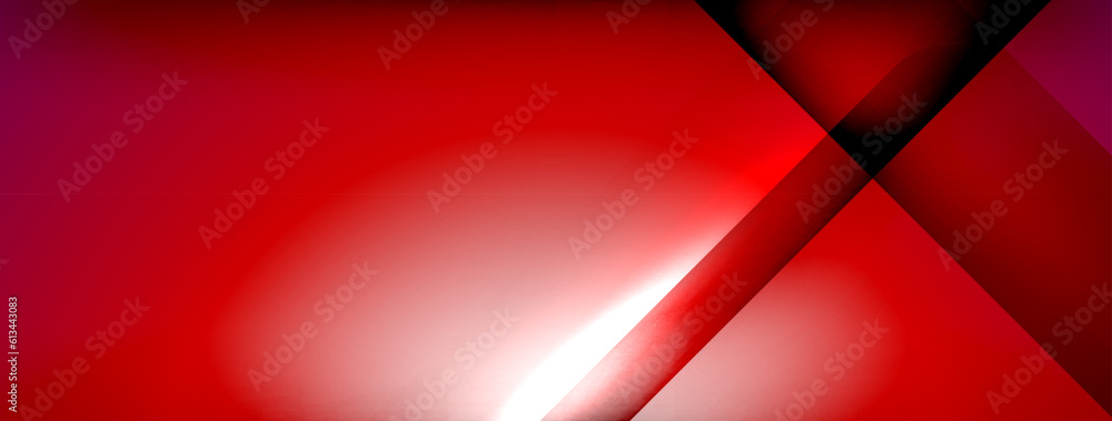 Aufkleber Light and shadow squares and lines abstract background