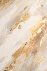 Luxurious Abstract Background. Gold And Beige Luxury Wallpaper. Generative AI.