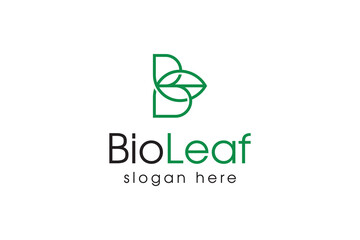 Bio Leaf - Letter B Logo
