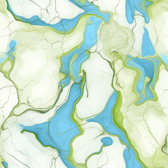 The Background An Abstract Marble Pattern In Blue And Green, Characterized By Natural Curved Lines. Designed using advanced generative AI algorithms.