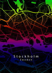 Stockholm Sweden City Map