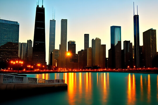 Chicago skyline pictures