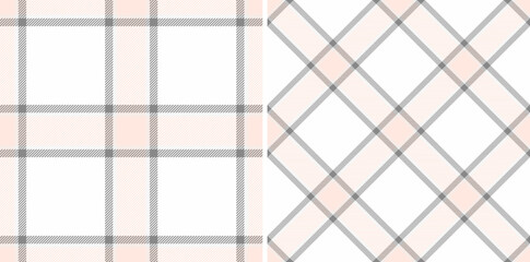 Background check texture of pattern fabric plaid with a tartan textile vector seamless.