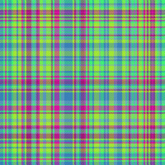 Fabric pattern background of check plaid texture with a tartan seamless textile vector.