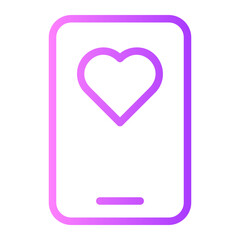 dating app gradient icon
