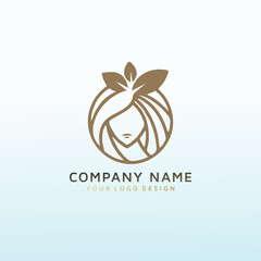 Cosmetics and Beauty spa logo design