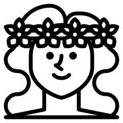 woman tropical nature summer