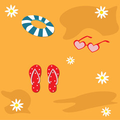 Flip Flop Fun Illustration