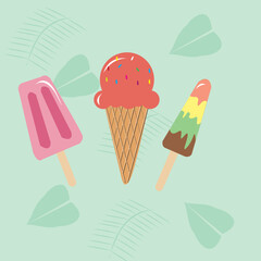 Popsicle Party Illustration