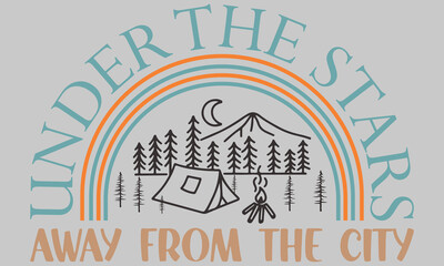 Retro Camping Sublimation Design Bundle