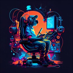 coding addict-Created using Ai technology