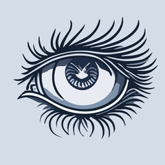 The eye tattoo created by Esancai