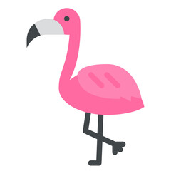 flamingo animal tropical nature summer
