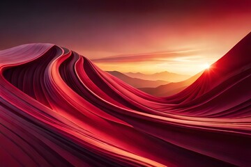 abstract background with a rainbow