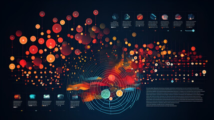 Obraz premium IoT and Data Visualization