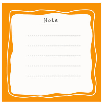 note sheet