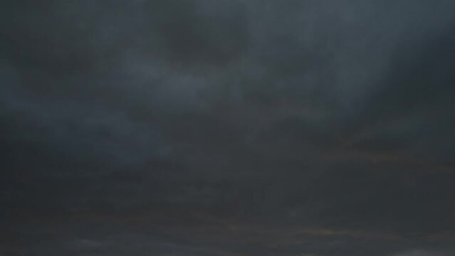 Sunset leaving and coming instead black clouds