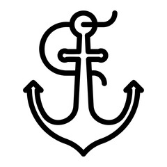 anchor line icon