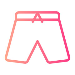 shorts gradient icon