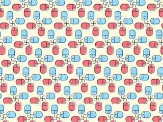 Mouse pad pattern design.