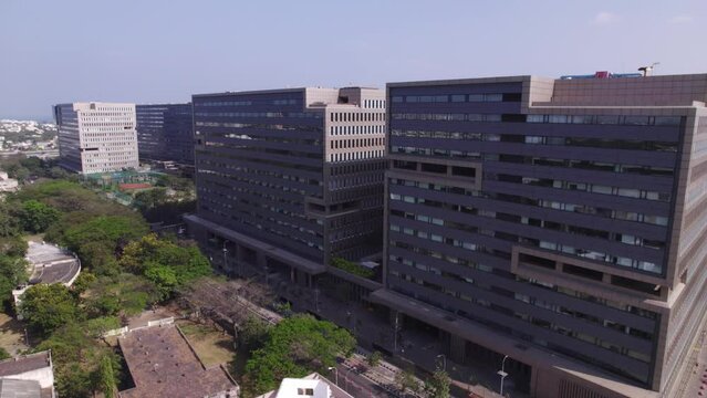 Chennai tech industry building near to Tidel Park Old Mahabalipuram Road.