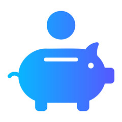 savings gradient icon